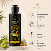 Virsa Organic hair Oil - 100% Organic