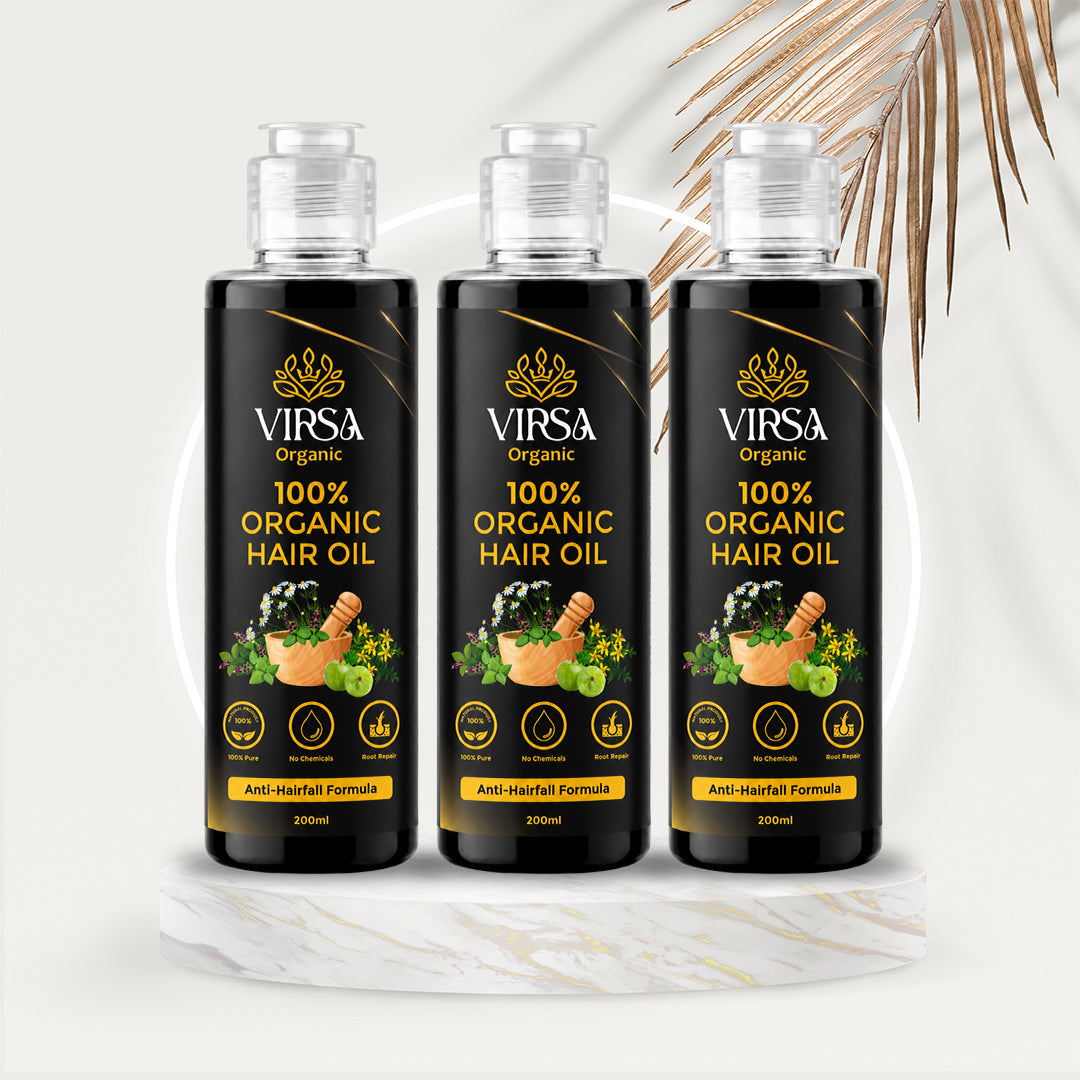 Virsa Organic hair Oil - 100% Organic