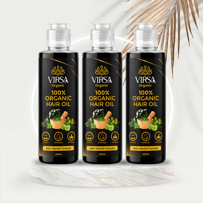 Virsa Organic hair Oil - 100% Organic